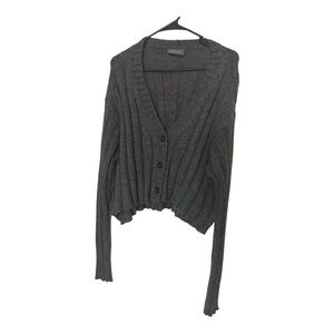Wooden Ships Charcoal Cardigan Sweater